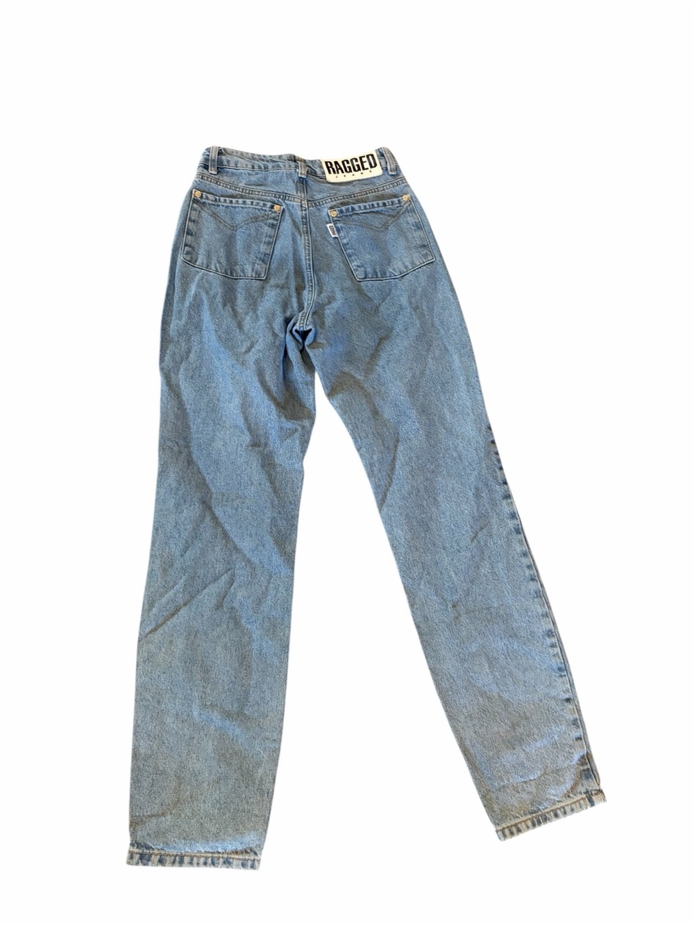 RAGGED JEANS Light Wash High Rise Straight Leg - Picture 4 of 9